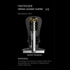 Normcore V5 Spring Loaded Tamper - Titanium Coating Base
